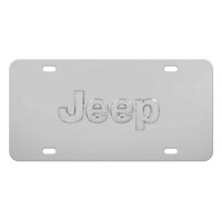 Jeep Stainless Steel License Plate