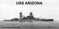USS Arizona Battleship Photo License Plate
