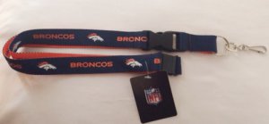 Denver Broncos Two Tone Lanyard With Safety Latch