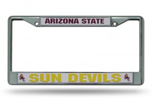 Arizona State Sun Devils ASU Chrome Frame