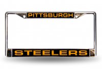 Pittsburgh Steelers Laser Chrome License Plate Frame