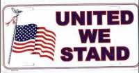 United We Stand License Plate