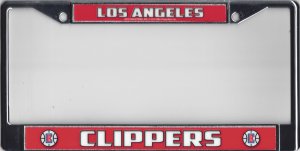 Los Angeles Clippers Chrome License Plate Frame