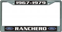Ford Ranchero Chrome License Plate Frame