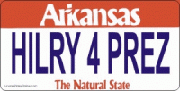Design It Yourself Arkansas State Look-Alike Bicycle Plate
