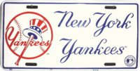 New York Yankees License Plate