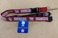 Oklahoma Sooners Two Tone Lanyard With Neck Safety Latch
