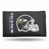 Baltimore Ravens Nylon Trifold Wallet