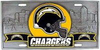 San Diego Chargers - 3D Collector License Plate
