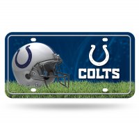 Indianapolis Colts Metal License Plate