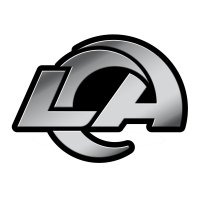 Los Angeles Rams NFL Plastic Auto Emblem