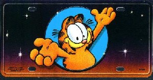 Garfield Photo License Plate