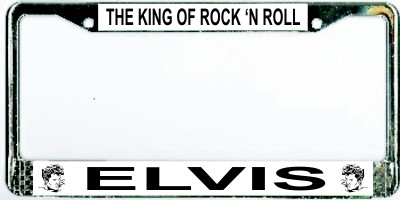 Elvis Presley King Of Rock And Roll Nevada Vanity Aluminum License Plate Tag 
