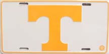 Tennessee Vols White License Plate