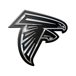 Atlanta Falcons NFL Metal Auto Emblem