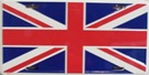 British Flag License Plate