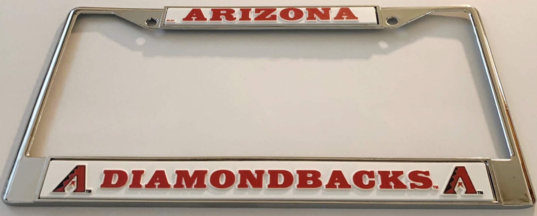 1 Arizona Diamondbacks Chrome Automobile License Plate Frame