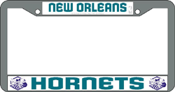 New Orleans Hornets Chrome License Plate Frame