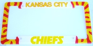 Kansas City Chiefs Acrylic License Frame