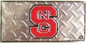 North Carolina State Wolfpack Diamond License Plate