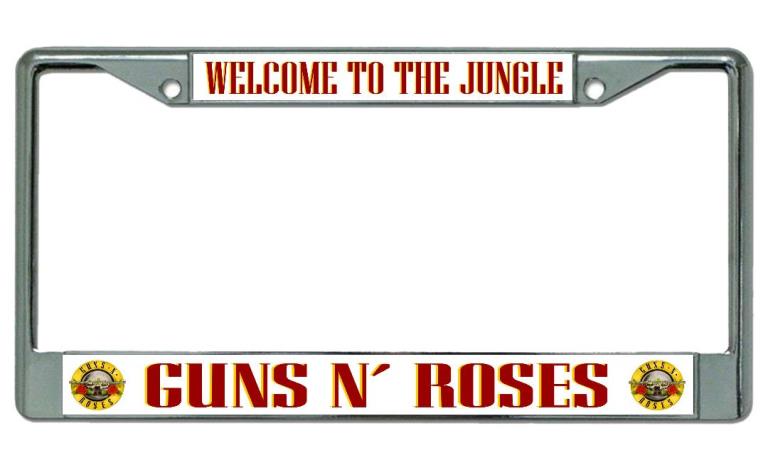 Guns n Roses Aluminum Novelty Auto License Plate 
