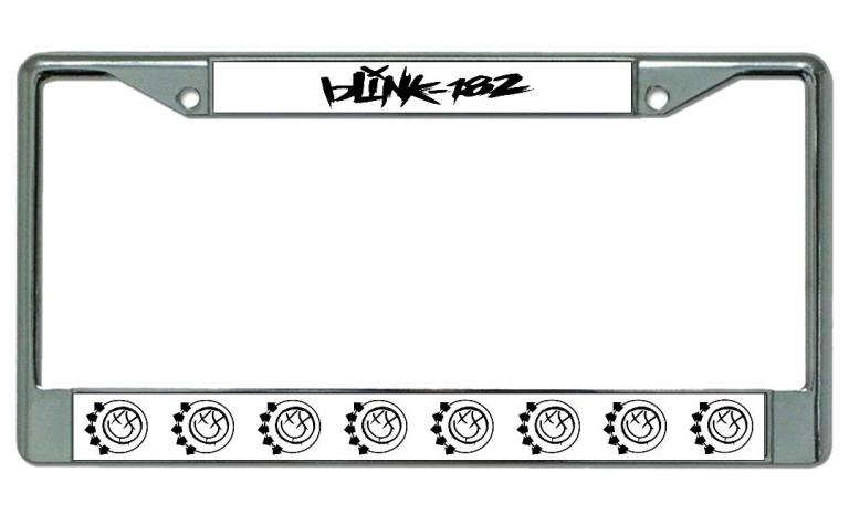 Blink-182 Music Alternative Rock Band Chrome License Plate Frame made in usa