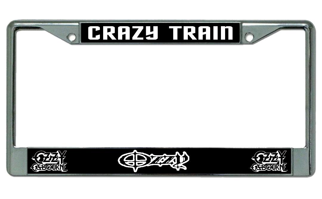 Ozzy Osbourne Black Flag Novelty Metal Car License Plate 