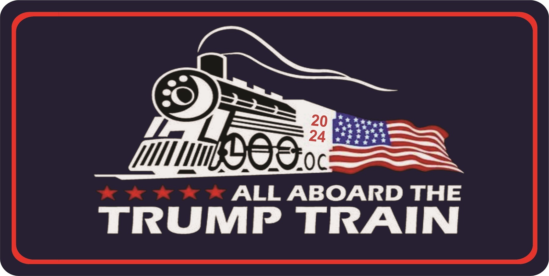 30 oz Tumbler All Aboard The Trump Train 2020/2024 - Republic Nations