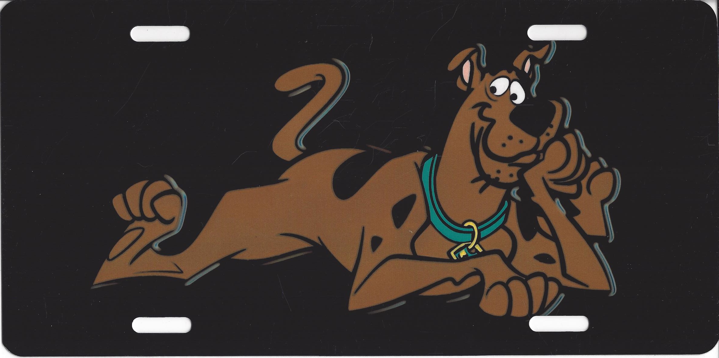 tv show logo license plate frame made in usa what would scooby doo 