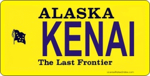 Design It Yourself Custom Alaska State Look-Alike Plate