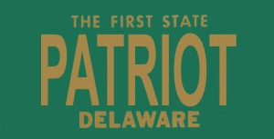 Design It Yourself Custom Delaware State Look-Alike Plate