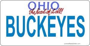 Design It Yourself Ohio State Look-Alike Bicycle Plate